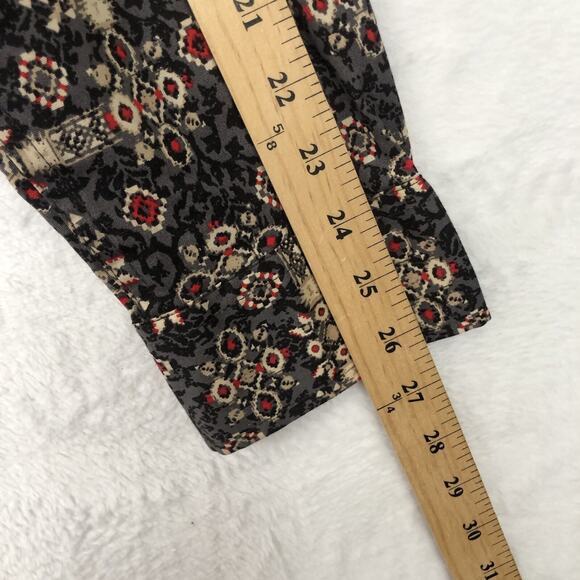 RAFTER C Pearl Snap Pro Flex 45 Performance Western Shirt XL Cowboy Black Aztec - Picture 13 of 15